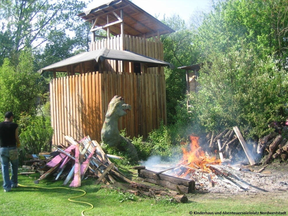 Lagerfeuer auf dem ASP