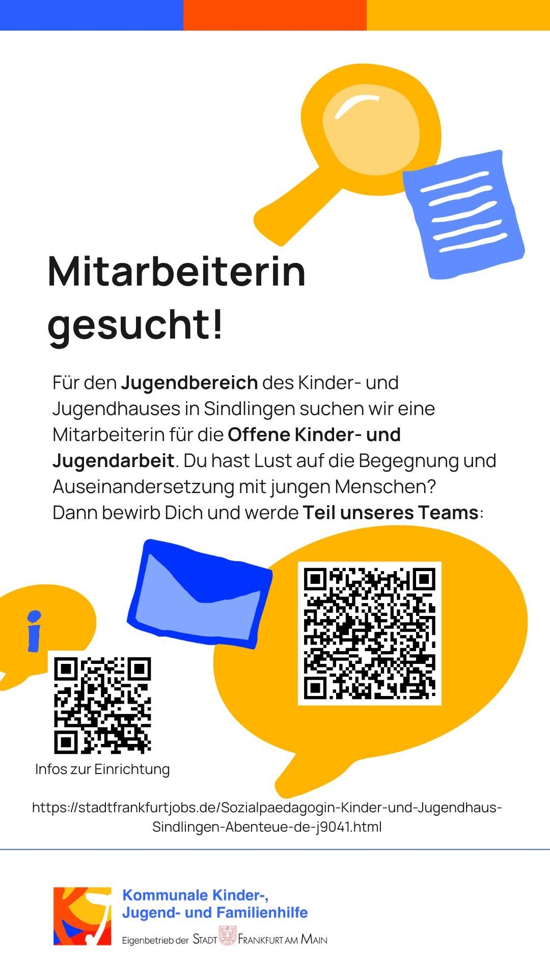 Flyer Mitarbeiterin gesucht